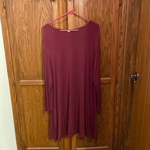Maroon dress